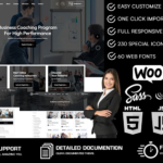 Coacha - Coaching & Online Courses WooCommerce WordPress Theme