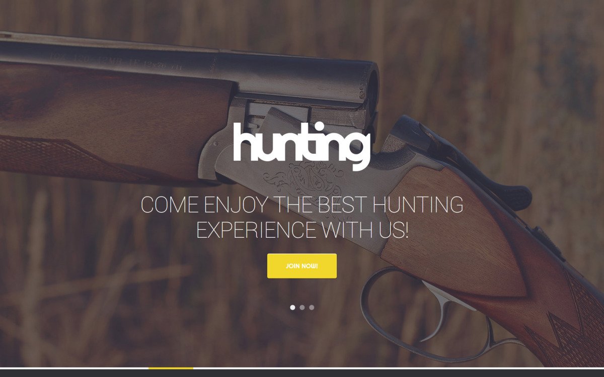 Hunting Club WordPress Theme