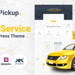 Pickup - Fast And Reliable Taxi Service Website WordPress Theme
