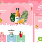 Summer Juices & Shakes - Clean Shopify Responsive Theme