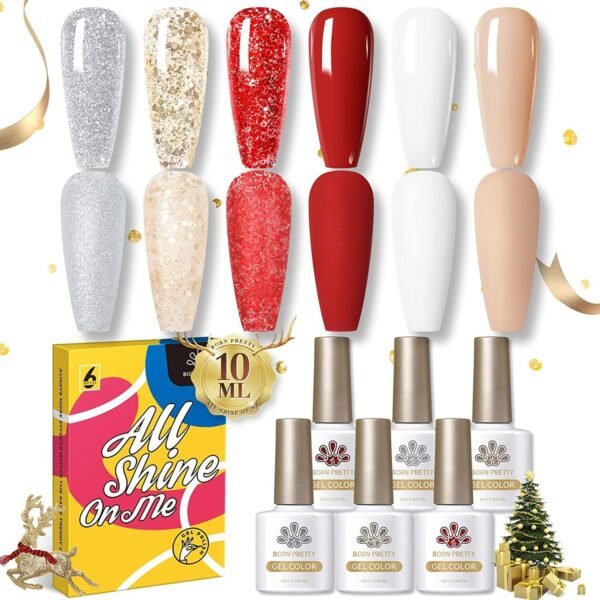 🎁 6 Colors Snow Queen Gel Polish Set 10ml (100% off)