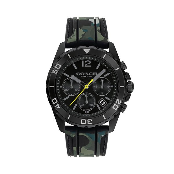 Coach Kent Camo Rubber Strap Men's Watch 14602567