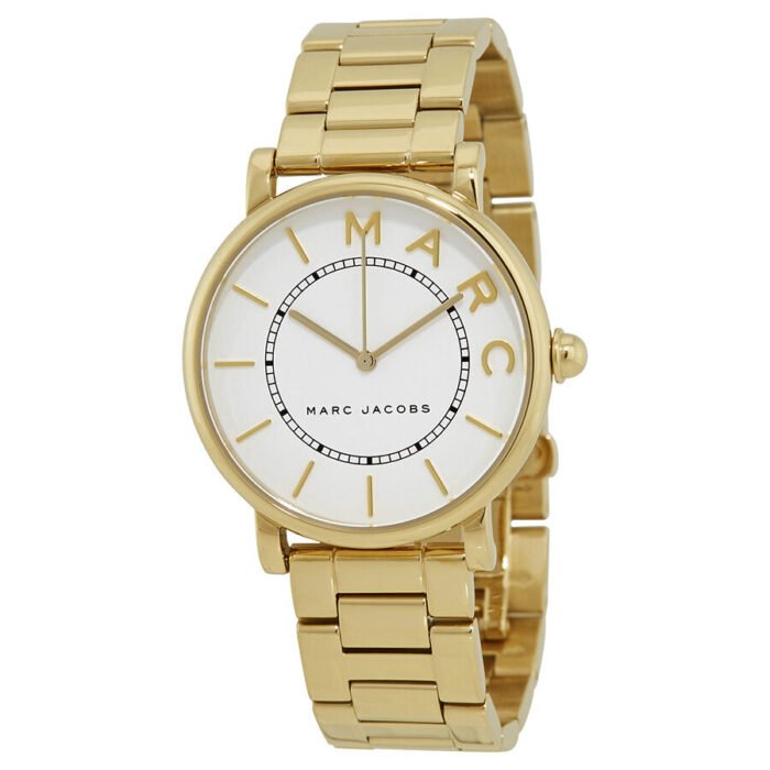 Marc Jacobs Roxy White Satin Dial Ladies Watch MJ3522