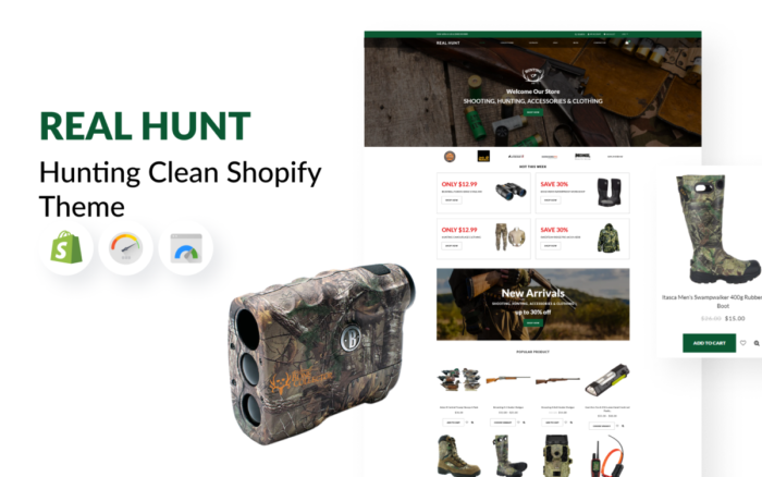 Real Hunt - Hunting Clean Shopify Theme