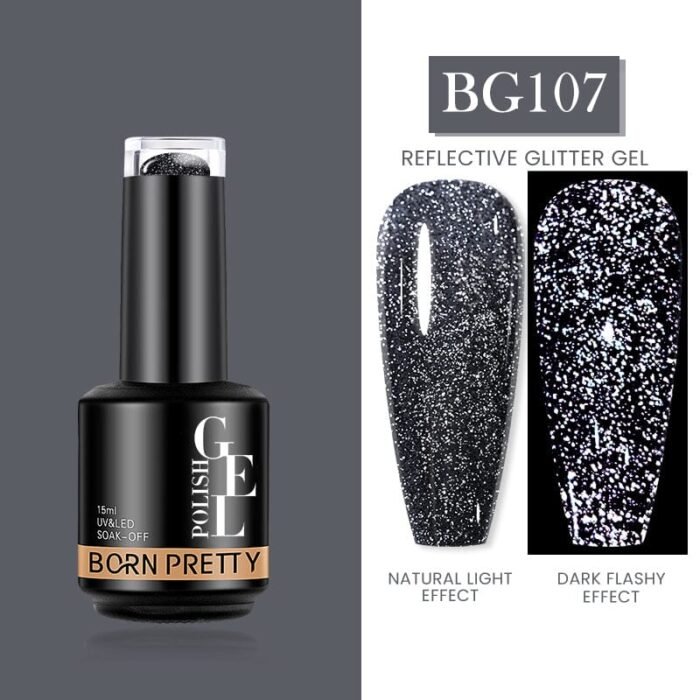 Reflective Glitter Gel BG107 15ml