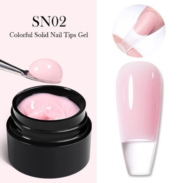 Solid Nail Tips Gel 02 5g