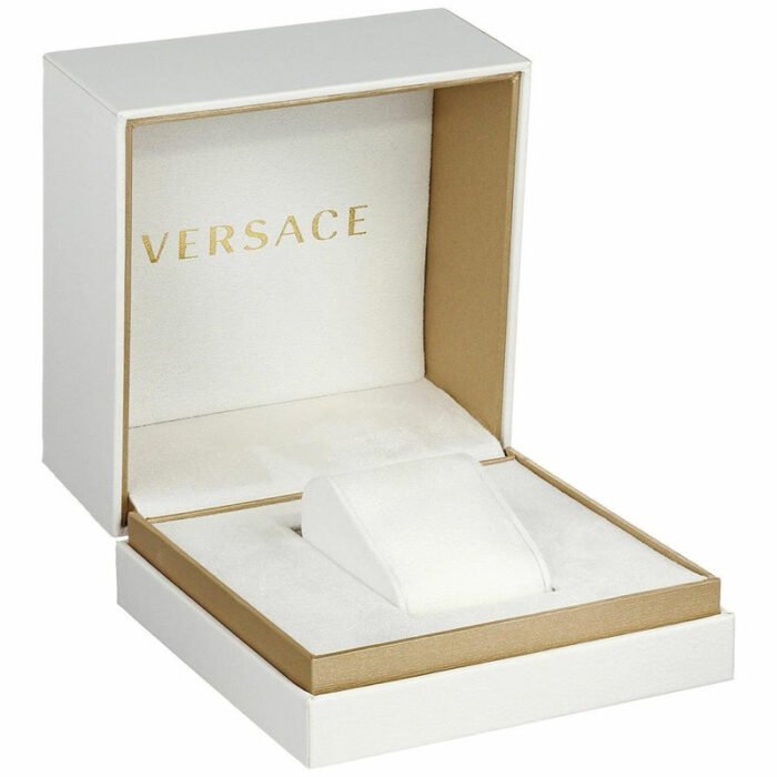 Versace Virtus Gold Mini Red Dial Women's Watch VET300321