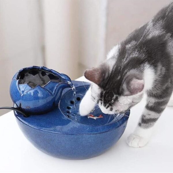 Automatic Ceramic Cat Water Fountain - Hydration Device