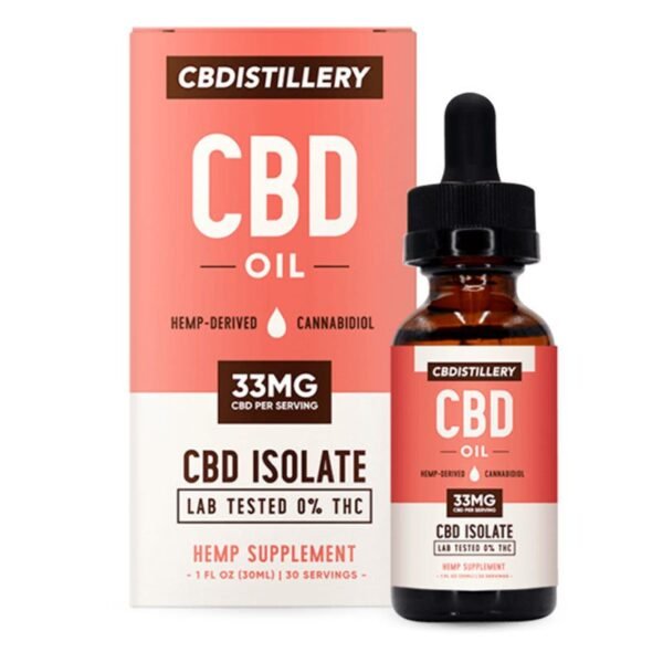 CBDistillery THC-Free CBD Oil Tincture 1000mg