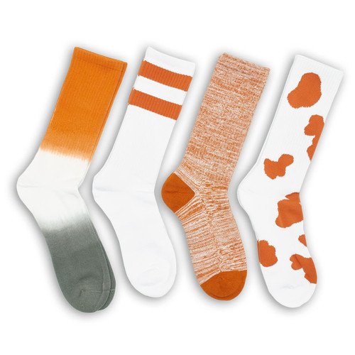 CiderOrange Casual Socks 4 Pack