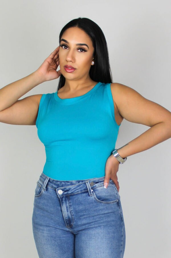 Easy Going Seamless Tank Top (Teal)