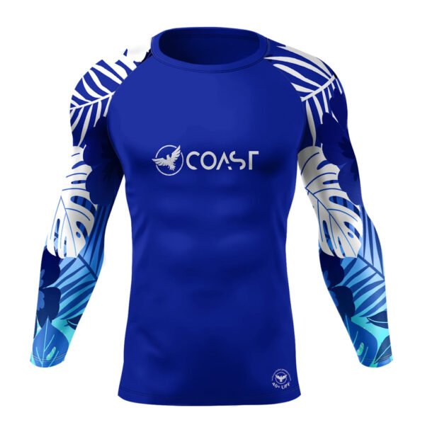 Find Your Coast® Tropical Sleeve Rash Guard UPF 50