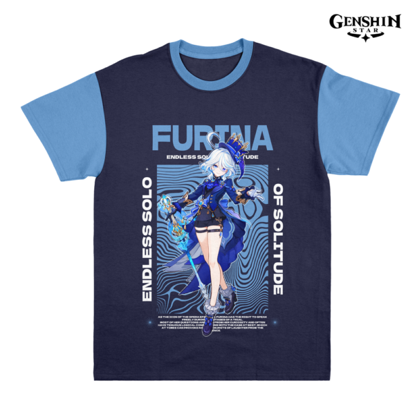 Genshin Impact Furina Print T-Shirt