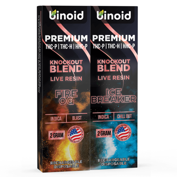 Knockout Blend Live Resin Disposable Bundle - 2 Gram