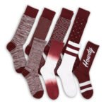 Maroon Mixed 8 Pack