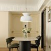 Modern Dome Pendant Light Resin Shade