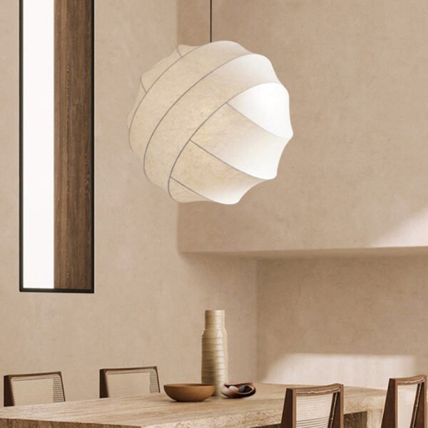 Modern Large Pendant Light Chic Fabric Chandelier