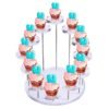 Premium Tiered Cupcake Stand - Elegant Dessert Display for Special Occasions