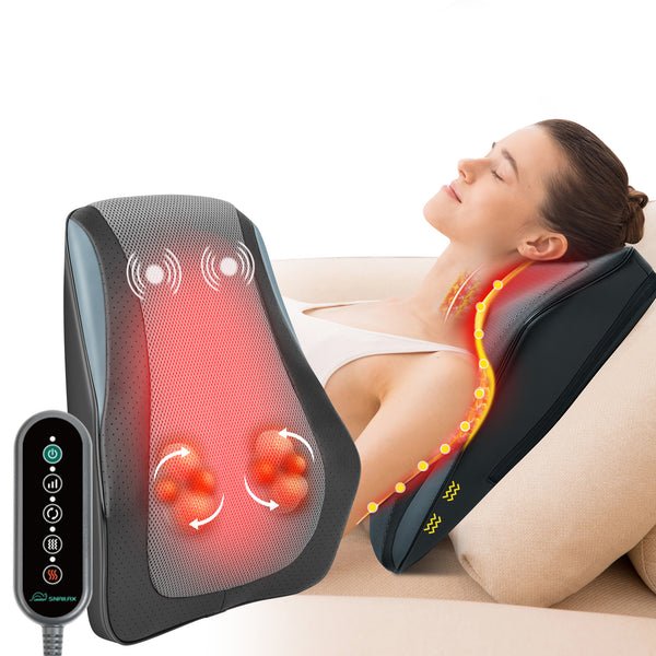 Snailax Lower Back Massager for Back Pain Deep Tissue with 3D Kneading And Heat - SL-128