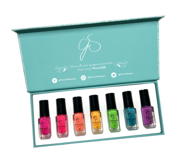 Stamping Polish Kit - Glow in the Dark (7 Colors)