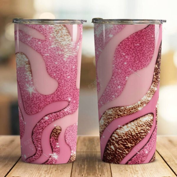 Agate Glitter Animal Tumbler