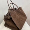 2025 New Brown Large Capacity Capacity Handbag
