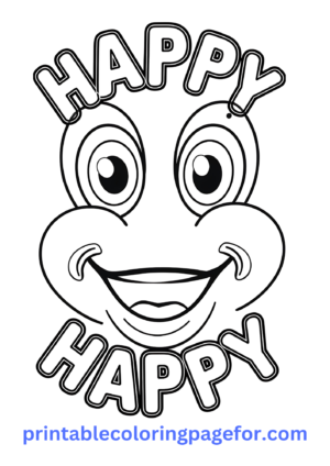 🎉 Best Happy Coloring Pages for Kids, Parents, and Teachers 🌟🖍️