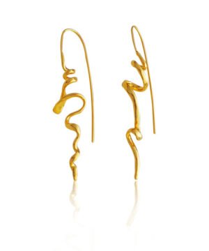 Boho Gold Copper Stud Earrings