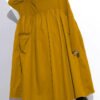 Gold Plus Size shift dress plus size cotton clothing dress