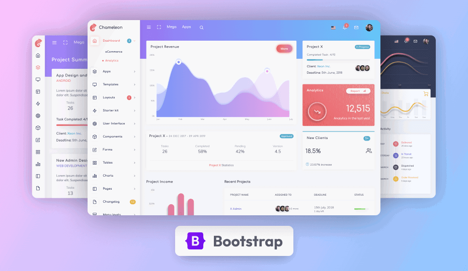 Chameleon Dashboard PRO – Bootstrap 4