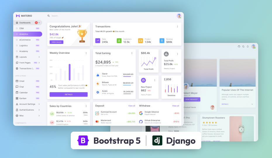 Django Templates & Themes