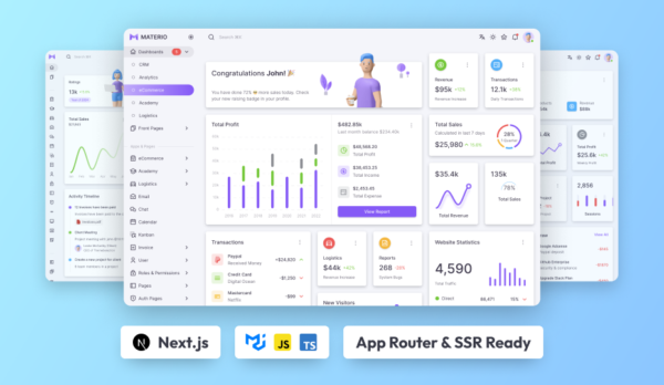 Materio - MUI Next.js Admin Template