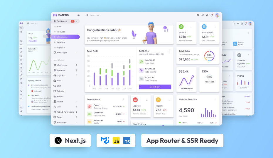 Materio – MUI Next.js Admin Template