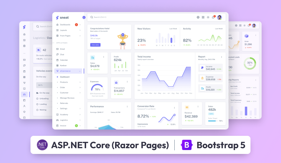 Sneat – ASP.NET Core Admin Template (Razor Pages)