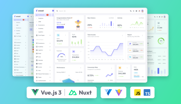 Sneat - Vuetify Nuxtjs 3 Admin Template
