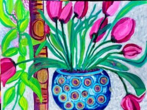 Sunlit Petals - Carolyn Berkowitz Art