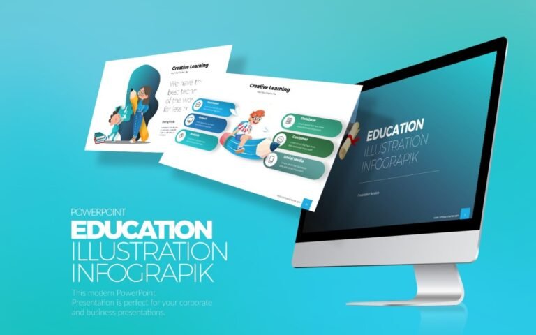 Education Infographic PowerPoint template