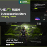 Game Rush UI - Gaming Gear & Accessories Shopify Theme