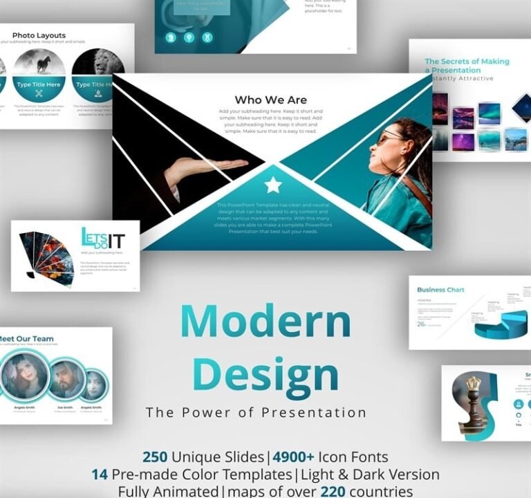 Modern Design PowerPoint template