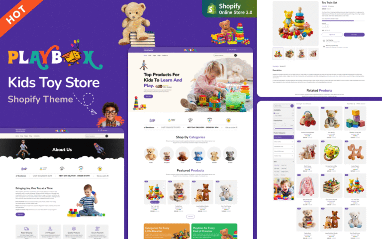 Play Box - Kids Toys Store Responsive Shopify 2.0 Theme