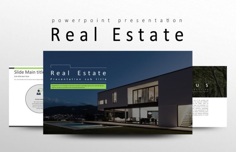 Real Estate PowerPoint template