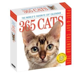 365 Cats 2026 Page-A-Day Desk Calendar