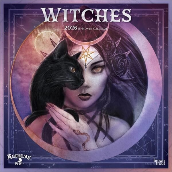 Alchemy Witches 2026 Wall Calendar
