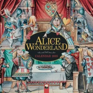 Alice In Wonderland 2025 Wall Calendar