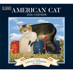 American Cat 2026 Wall Calendar by Lowell Herrero