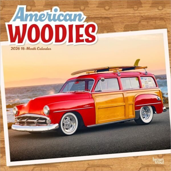American Woodies 2026 Wall Calendar