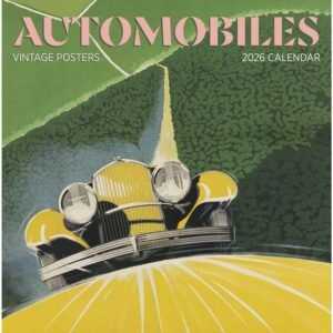 Auto Vintage Posters 2026 Wall Calendar