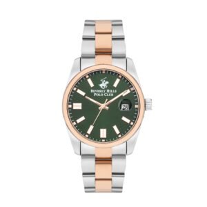 BEVERLY HILLS POLO CLUB Men’s Analog Green Dial Watch - BP3373X.570