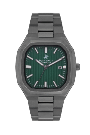 BEVERLY HILLS POLO CLUB Men’s Analog Green Dial Watch – BP3547X.070