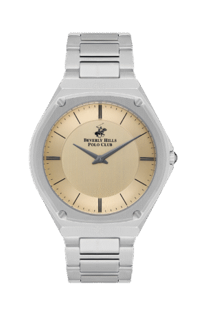 BEVERLY HILLS POLO CLUB Men’s Silver Analog Metal Watch – BP3545X.370